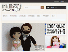 Tablet Screenshot of amiguitosdecrochet.com